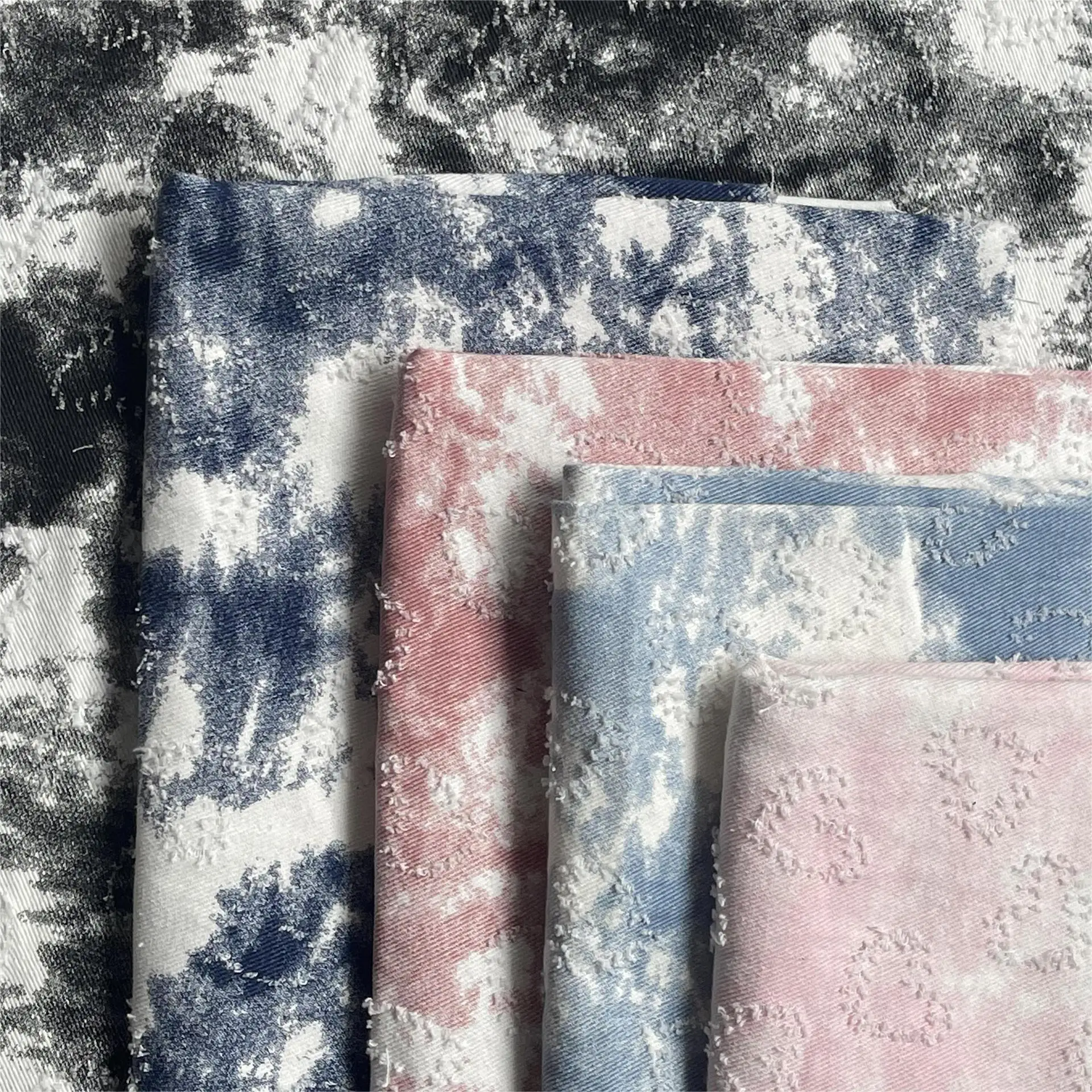Tie Dye Heart Pattern Denim Fabric Outerwear Pants Jeans Clothing Luggage Bag Diy Sewing Fabric
Tie Dye Heart Pattern Denim Fabric Outerwear Pants Jeans Clothing Luggage Bag Diy Sewing Fabric