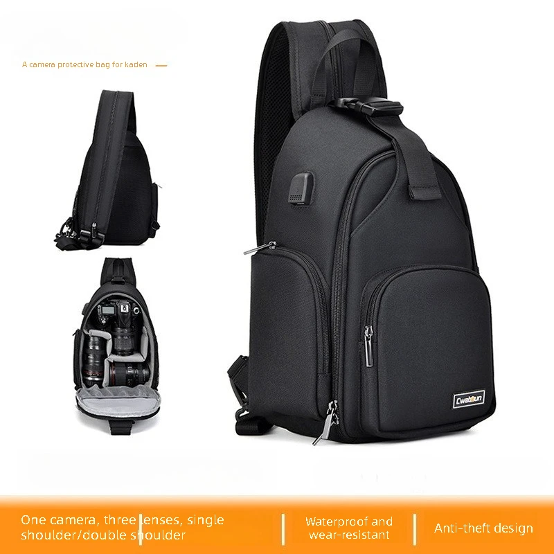Waterproof 900D Photography Backpack DSLR Camera Bag Large-capacity Camera Shoulder Bag With Charging Port For Mirrorless Camera
Waterproof 900D Photography Backpack DSLR Camera Bag Large-capacity Camera Shoulder Bag With Charging Port For Mirrorless Camera