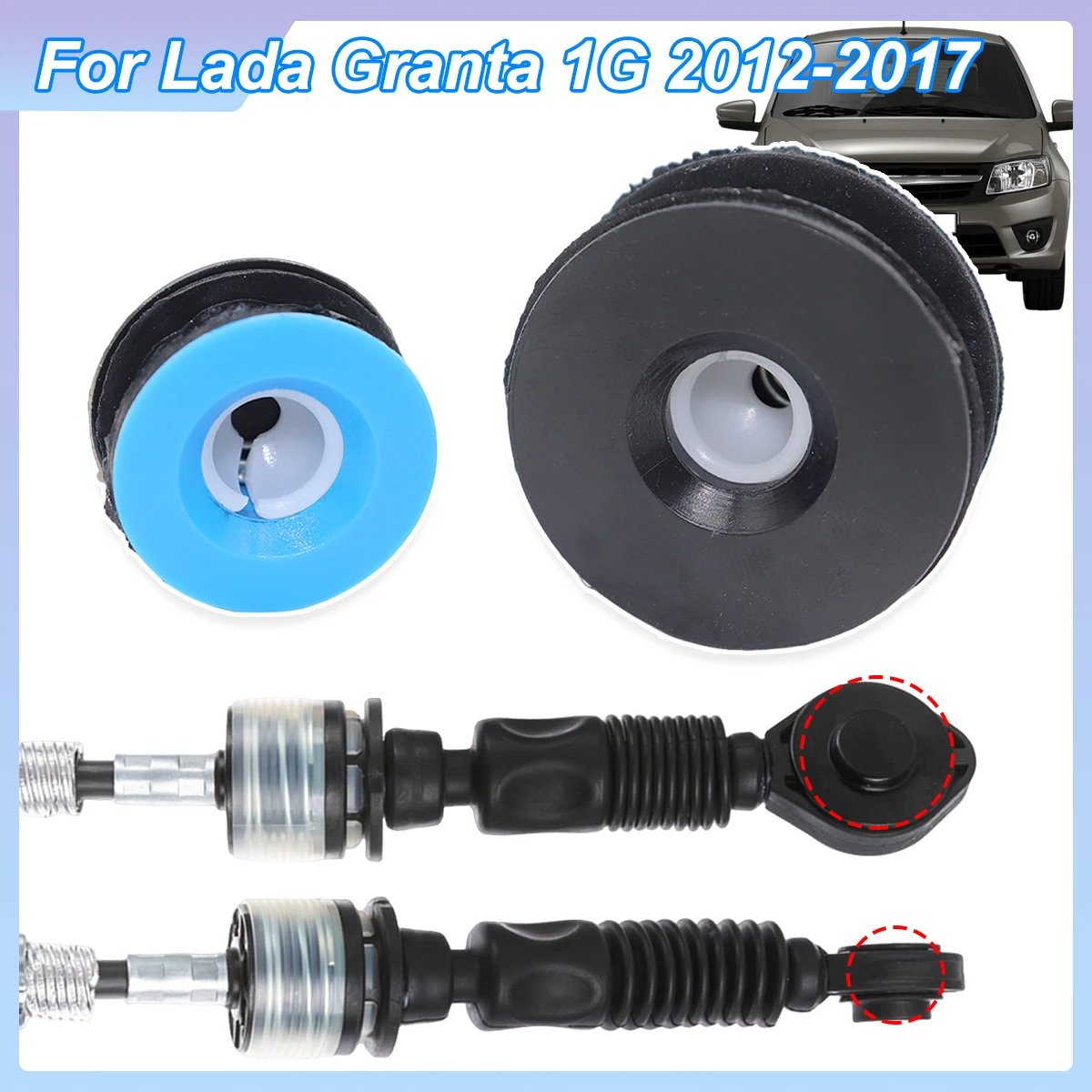 Upgrade MT Gearbox Shift Cable Linkage Control Bushing Gear Shifter Lever Adapter Rod Connect Bush For Lada Granta 1G 2012-2017
Upgrade MT Gearbox Shift Cable Linkage Control Bushing Gear Shifter Lever Adapter Rod Connect Bush For Lada Granta 1G 2012-2017