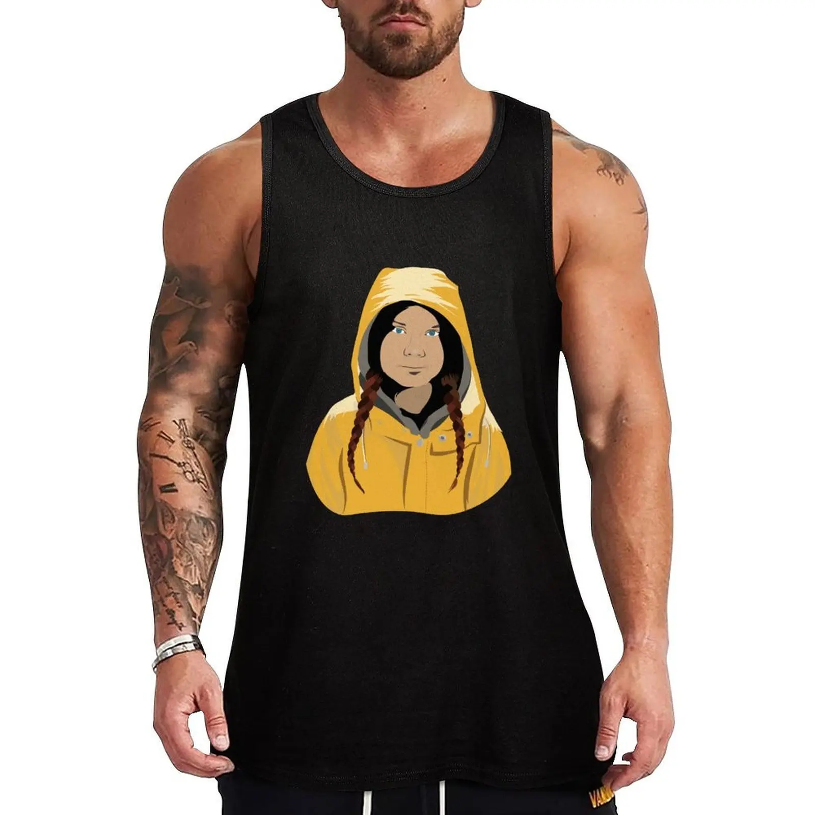 Greta Thunberg Tank Top fitness clothing for men Vests sleeveless jackets new in tops & t-shirt
Greta Thunberg Tank Top fitness clothing for men Vests sleeveless jackets new in tops & t-shirt