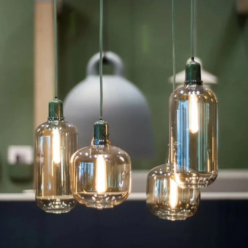 Modern Loft E27 Glass Lamp Pendant Lights Amber Clear Smoke Gray Simple Hanging Lamp Kitchen Living Room Bedroom Bar Light
Modern Loft E27 Glass Lamp Pendant Lights Amber Clear Smoke Gray Simple Hanging Lamp Kitchen Living Room Bedroom Bar Light