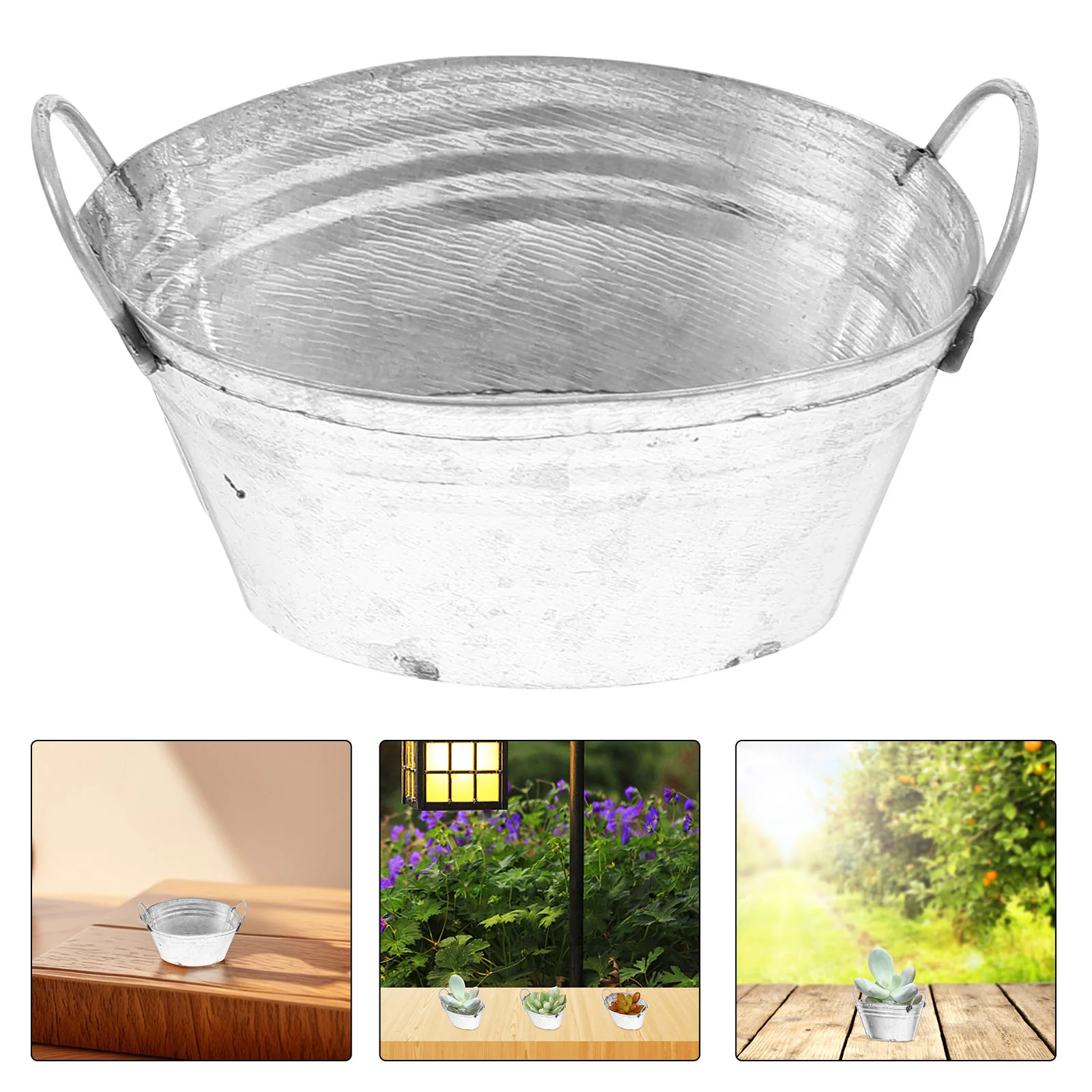 4 Pcs Mini Tinplate Flowerpot Buckets for Party Favors Metal Outdoor Barrel Holiday Planter Milk Child with Handle
4 Pcs Mini Tinplate Flowerpot Buckets for Party Favors Metal Outdoor Barrel Holiday Planter Milk Child with Handle