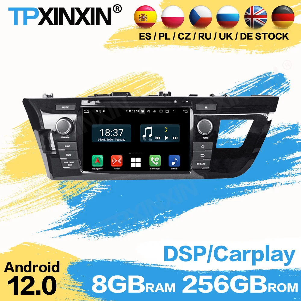 Автомобильный радиоприемник Coche с Bluetooth Android для Toyota Corolla 2014 2015 2016, Navi, автомобильный мультимедийный стереоприемник, головное устройство
Автомобильный радиоприемник Coche с Bluetooth Android для Toyota Corolla 2014 2015 2016, Navi, автомобильный мультимедийный стереоприемник, головное устройство