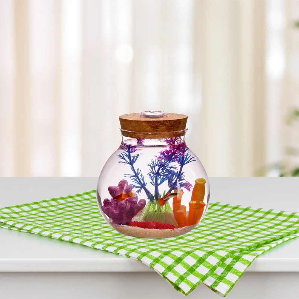 Hydroponic Glass Vase Cork Lid Round Terrarium Desktop Plant Container Clear Propagation Station Unique Design Gift
Hydroponic Glass Vase Cork Lid Round Terrarium Desktop Plant Container Clear Propagation Station Unique Design Gift