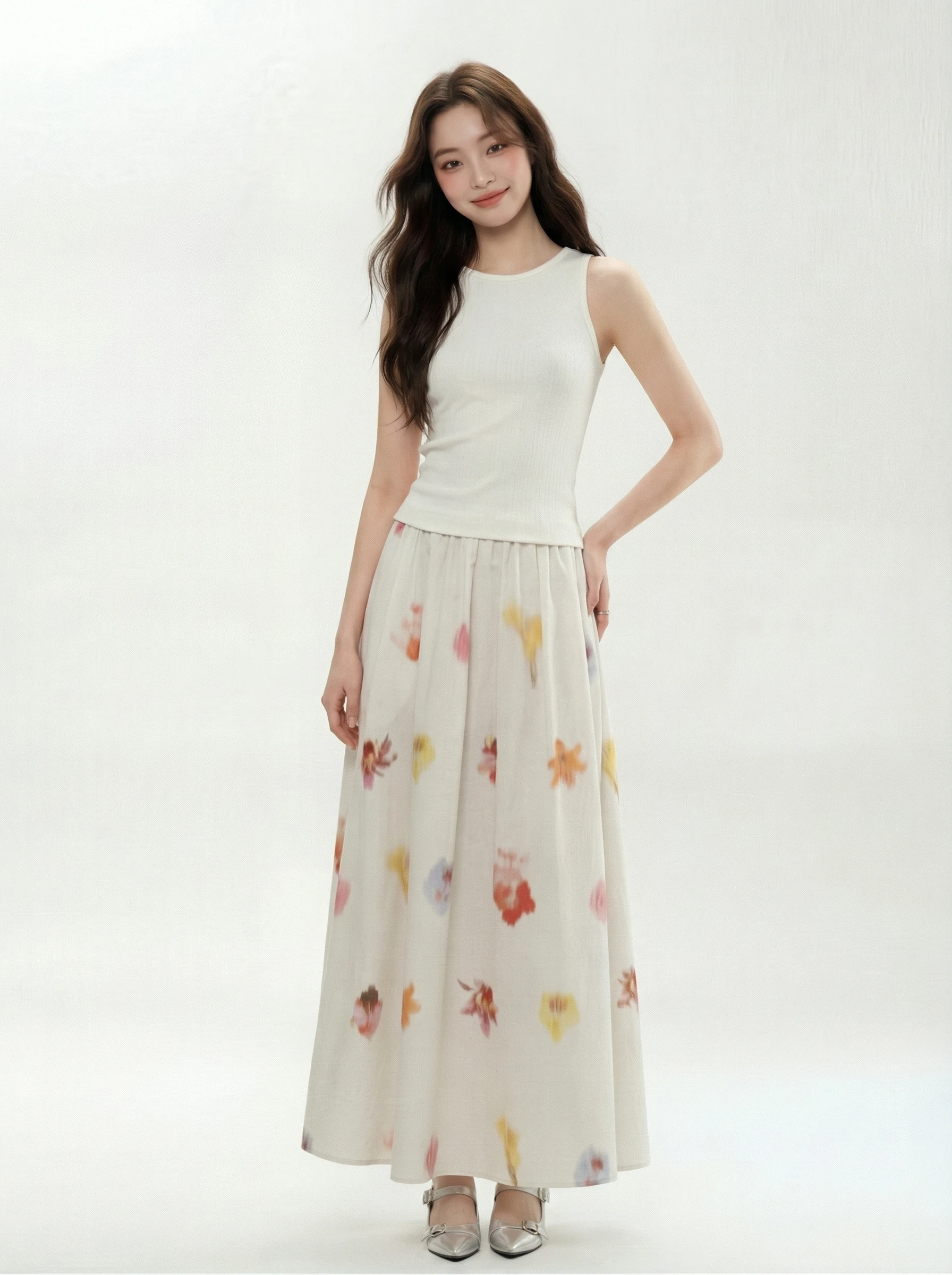 Slimming Effect Knitted Vest Dress Casual High Waist French Style Long Skirt Breathable Skin-Friendly Summer Outdoors City Walk
Slimming Effect Knitted Vest Dress Casual High Waist French Style Long Skirt Breathable Skin-Friendly Summer Outdoors City Walk