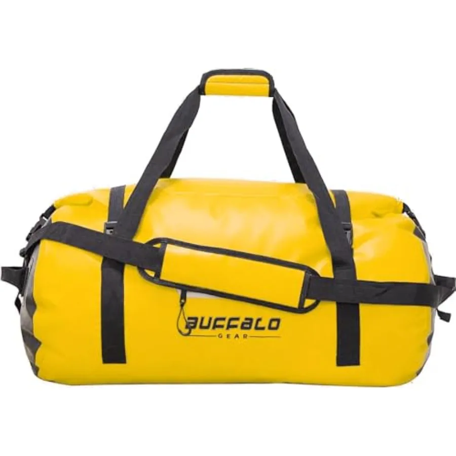 Buffalo Gear Waterproof Duffle Bag 40L Roll-top Dry Bag Heavy Duty Waterproof Duffel Travel Bag for Kayaking Rafting Boating Fi
Buffalo Gear Waterproof Duffle Bag 40L Roll-top Dry Bag Heavy Duty Waterproof Duffel Travel Bag for Kayaking Rafting Boating Fi
