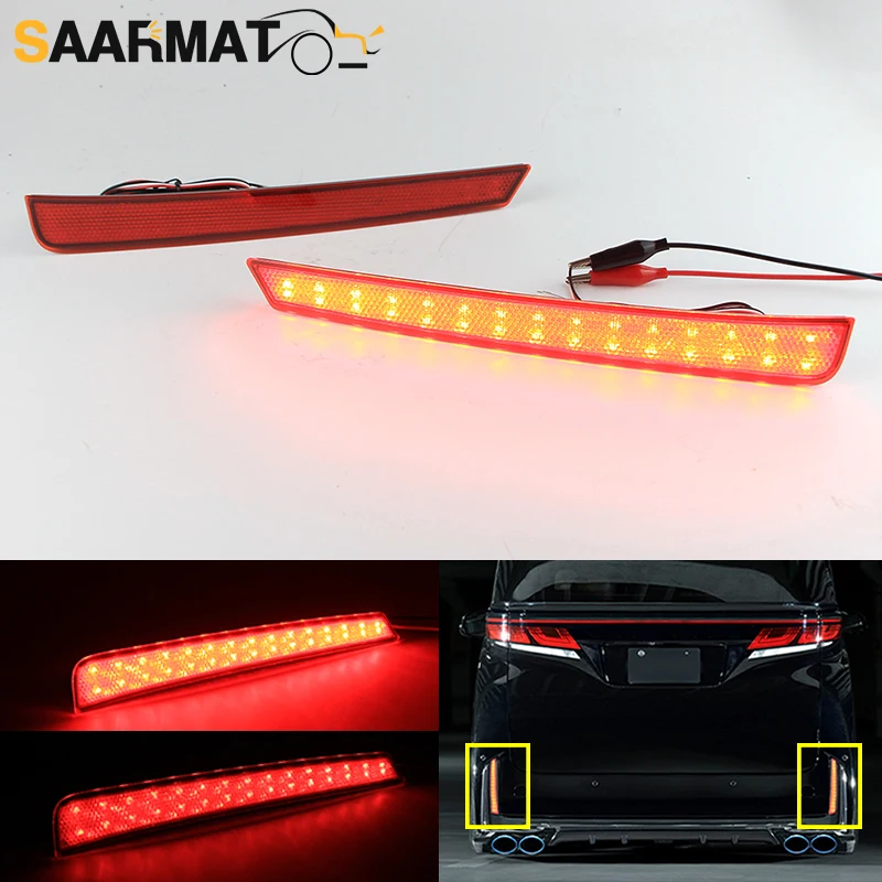 2PCS Canbus Car LED Rear Bumper Reflector Rear Brake Lamp for Toyota VELLFIRE 40 Series 2023+ Running Signal Light Accessories
2PCS Canbus Car LED Rear Bumper Reflector Rear Brake Lamp for Toyota VELLFIRE 40 Series 2023+ Running Signal Light Accessories