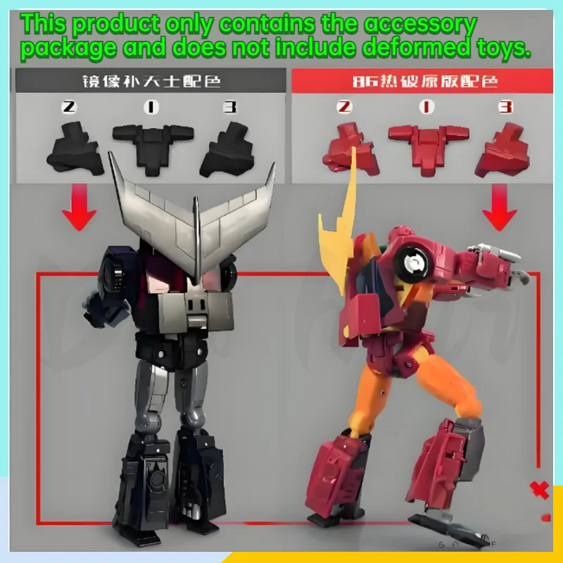 In Stock SS86 Hot Break Accessory Pack Original/Mirror Rodimus Color
In Stock SS86 Hot Break Accessory Pack Original/Mirror Rodimus Color