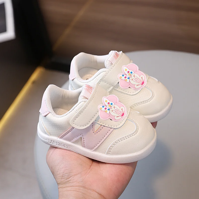 Детская обувь для малышей с Микки Маусом Disney, весенне-осенняя повседневная обувь для мальчиков и девочек, обувь с мягкой подошвой, нескользящие дышащие кроссовки 
Детская обувь для малышей с Микки Маусом Disney, весенне-осенняя повседневная обувь для мальчиков и девочек, обувь с мягкой подошвой, нескользящие дышащие кроссовки