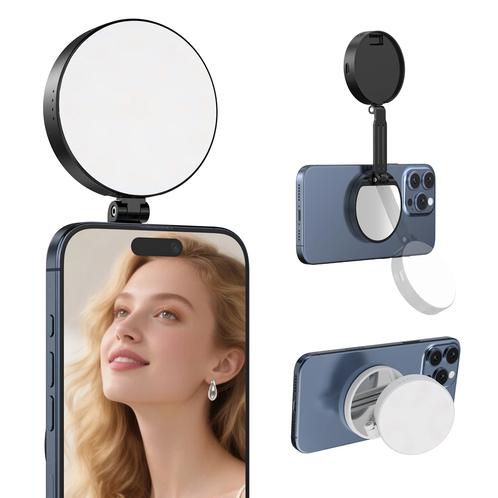 LUXCEO R1 Magnetic Selfie Light for Makeup Phone Stand Fill Light 5 Mode Adjustable Brightness for iPhone XIAOMI HUAWEI SAMSUNG
LUXCEO R1 Magnetic Selfie Light for Makeup Phone Stand Fill Light 5 Mode Adjustable Brightness for iPhone XIAOMI HUAWEI SAMSUNG