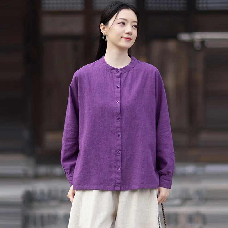 Oversized Women Cotton Linen Casual Shirt New 2026 Spring Vintage Style Solid Color Loose Female Long Sleeve Tops Shirts M2599
Oversized Women Cotton Linen Casual Shirt New 2026 Spring Vintage Style Solid Color Loose Female Long Sleeve Tops Shirts M2599