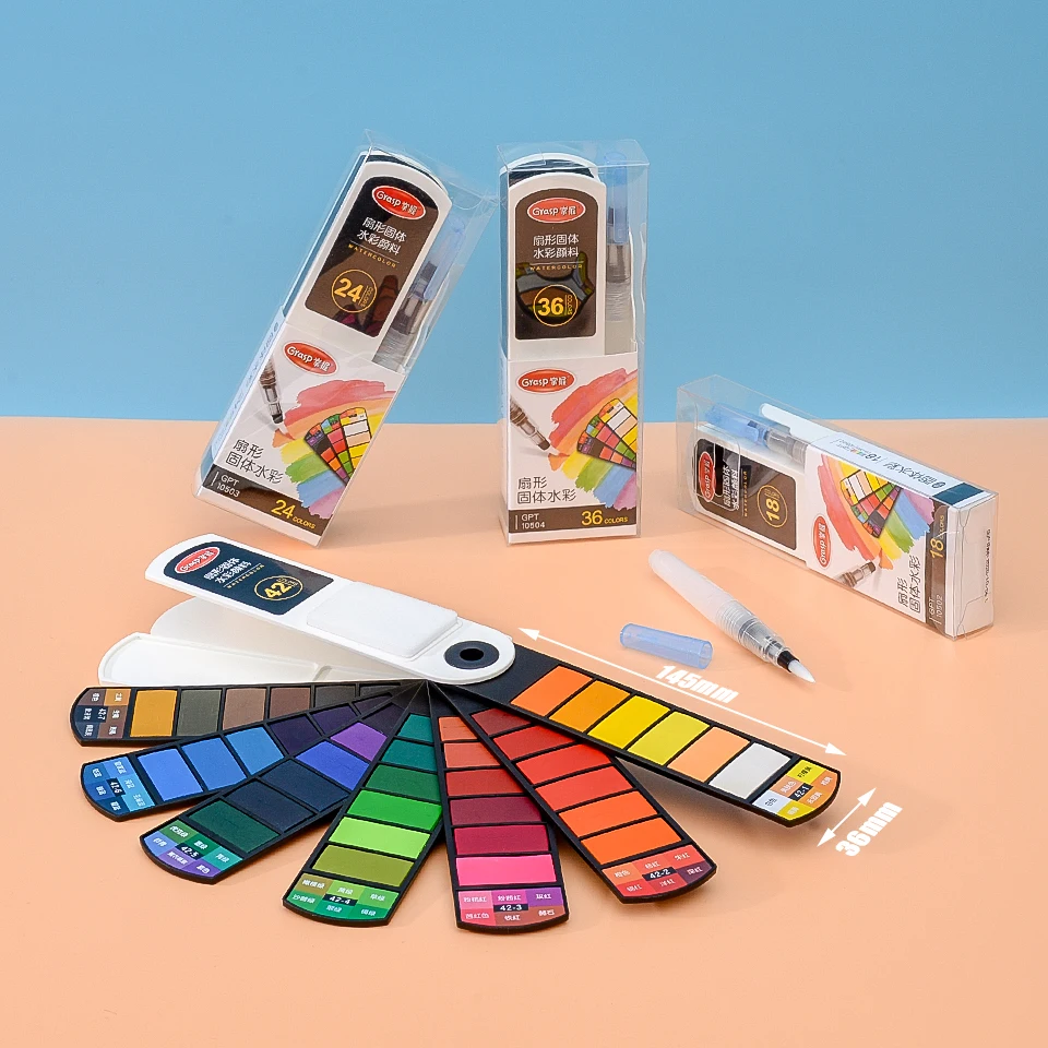 Superior Solid Watercolor Paint Set 18/25/33/42 Color Basic Glitter Brush Drawing Painting Supplies Art Supplies For Artist
Superior Solid Watercolor Paint Set 18/25/33/42 Color Basic Glitter Brush Drawing Painting Supplies Art Supplies For Artist