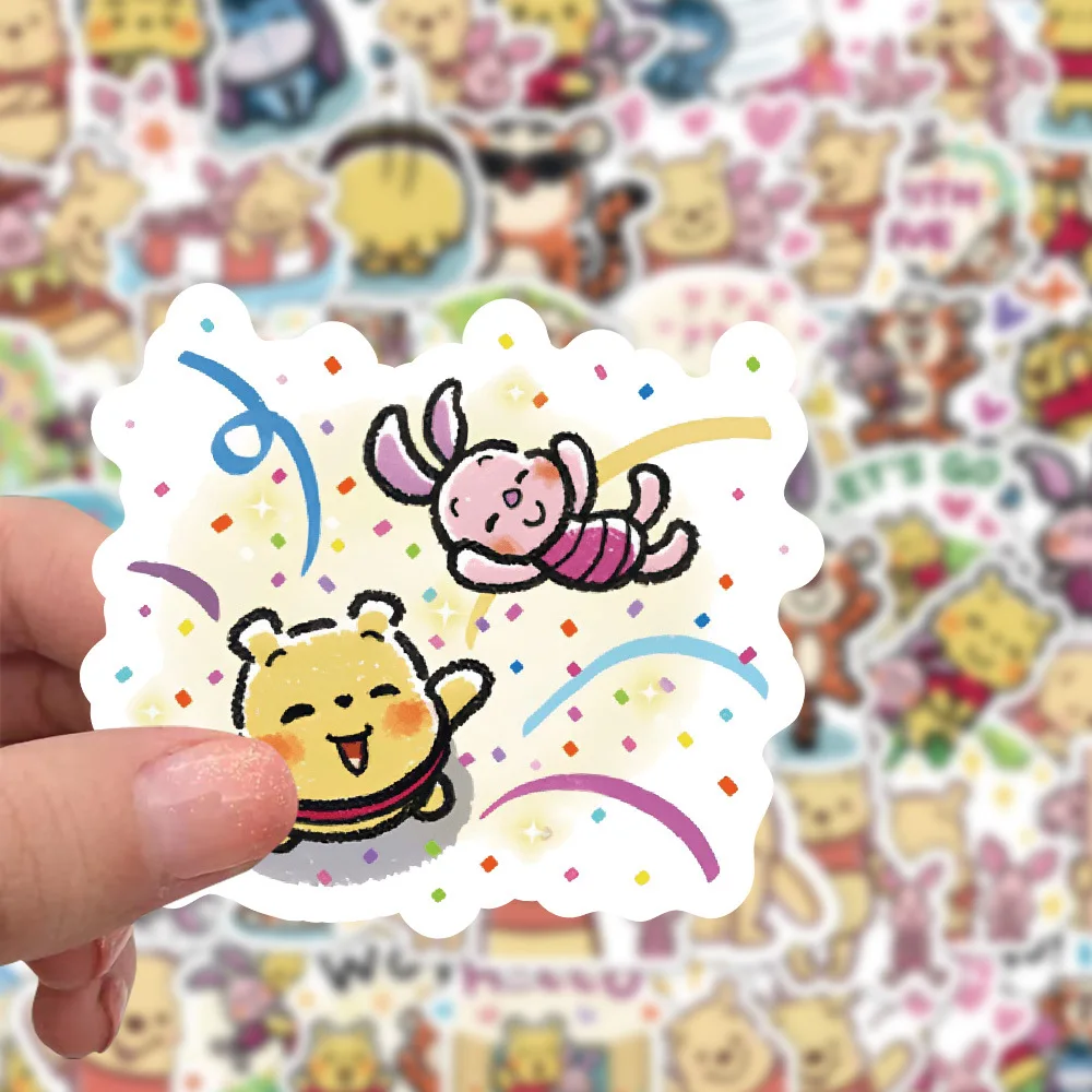 10/30/64PCS Disney Kawaii Funny Pooh Bear Sticker Personalized Cartoon Cute Graffiti Waterproof Decal Kids Toy for Luggage
10/30/64PCS Disney Kawaii Funny Pooh Bear Sticker Personalized Cartoon Cute Graffiti Waterproof Decal Kids Toy for Luggage