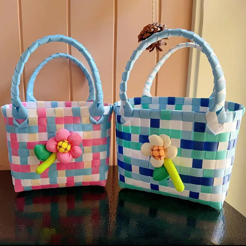 Wholesale hand-woven women's bags, picnic kids, colorful DIY handbags, women's bags, straw bags
Wholesale hand-woven women's bags, picnic kids, colorful DIY handbags, women's bags, straw bags