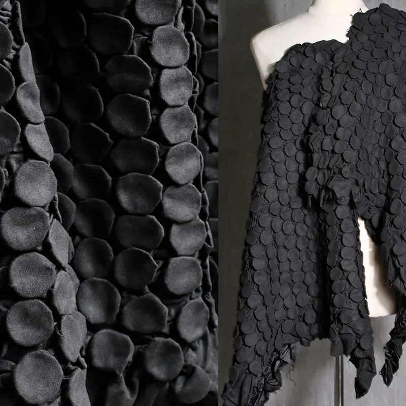 50cm Pleated Texture Jacquard Fabric for Creative Clothing Fashion Show Costumes DIY Sewing Polyester Material Designer Cloth
50cm Pleated Texture Jacquard Fabric for Creative Clothing Fashion Show Costumes DIY Sewing Polyester Material Designer Cloth