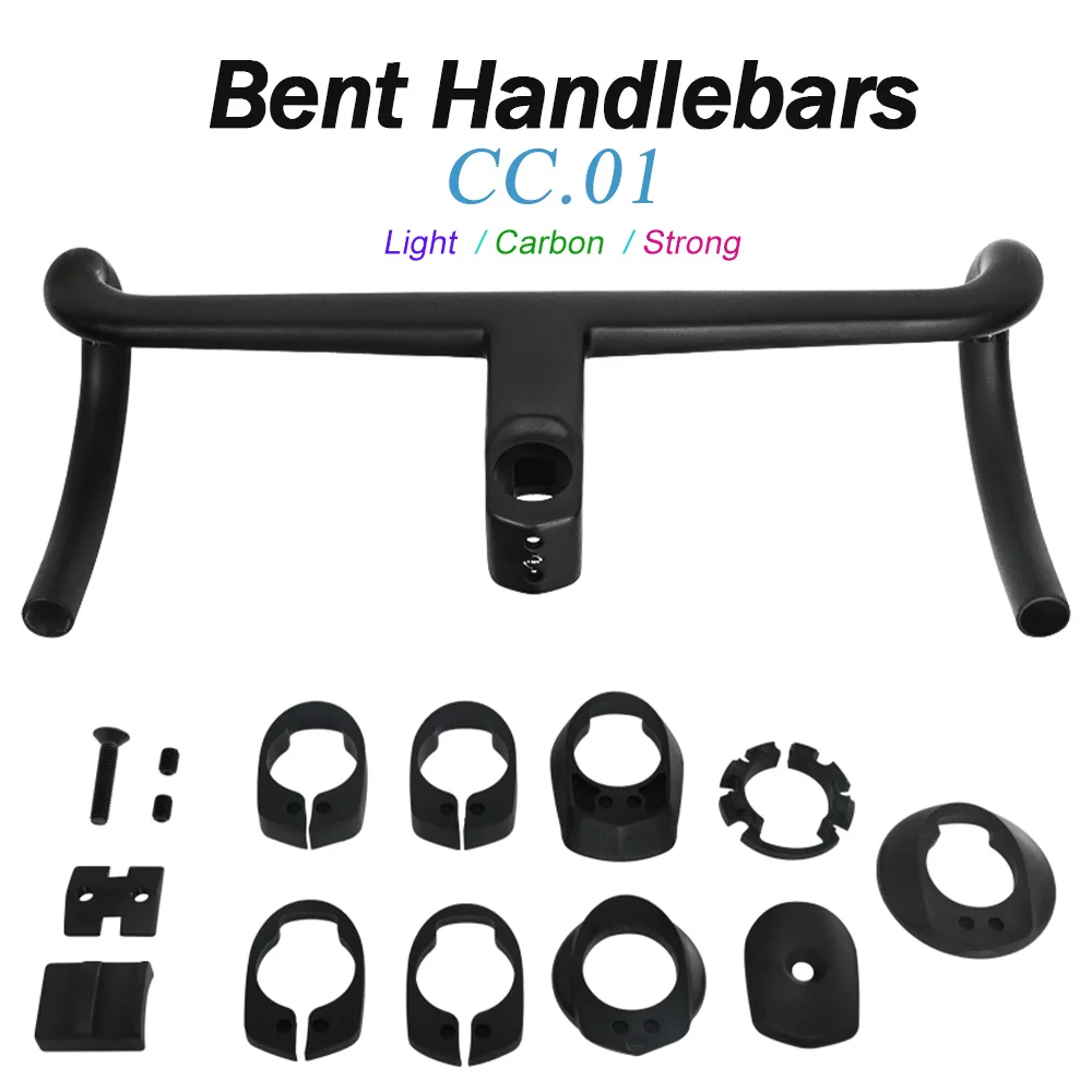 CC.01 C68/V5r/V4rs Gravel Allroad Series Carbon Fiber Integrated Road Handlebars 370-430mm Internal Routing for Enhanced Control
CC.01 C68/V5r/V4rs Gravel Allroad Series Carbon Fiber Integrated Road Handlebars 370-430mm Internal Routing for Enhanced Control