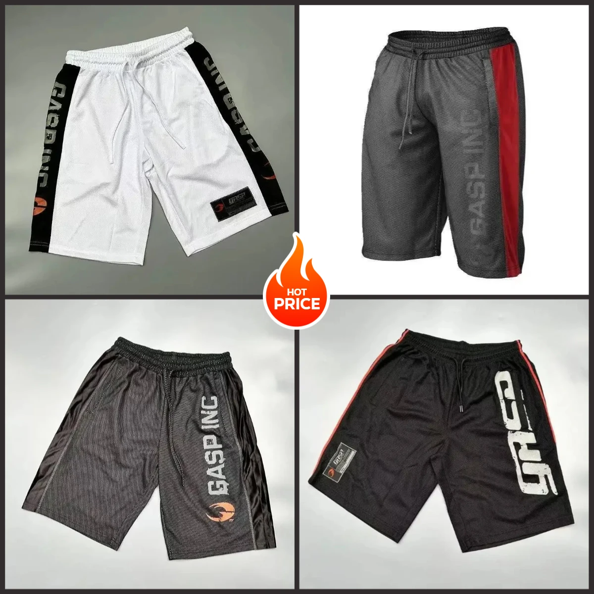 Quick Dry Men's Sport Shorts Loose Summer GASP Muscle Training Squat Fitness Five-Quarter Pants Breathable Moisture Wicking
Quick Dry Men's Sport Shorts Loose Summer GASP Muscle Training Squat Fitness Five-Quarter Pants Breathable Moisture Wicking
