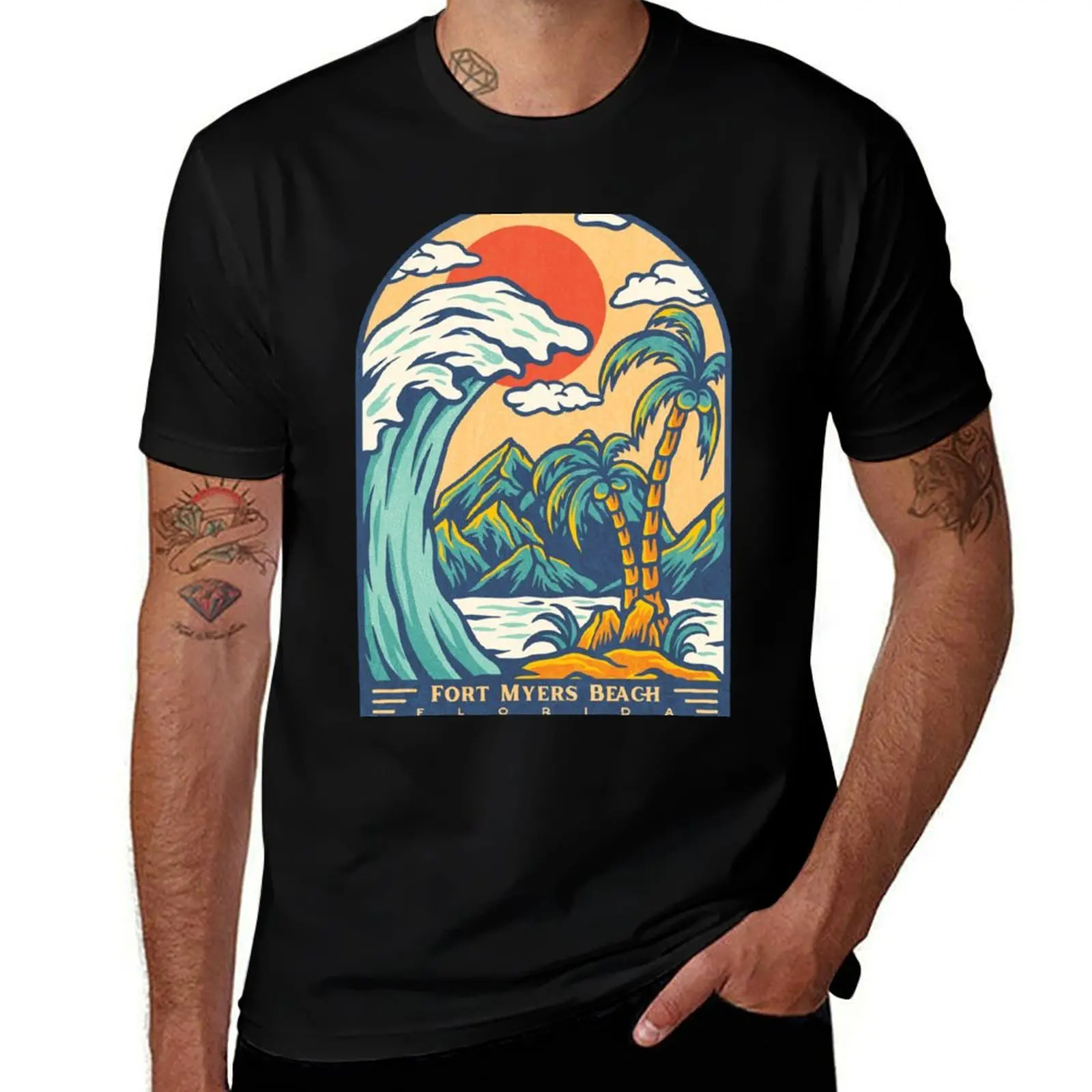 Fort Myers Beach Palm Sun T-Shirt sports fans blue archive tees men t shirts high quality
Fort Myers Beach Palm Sun T-Shirt sports fans blue archive tees men t shirts high quality