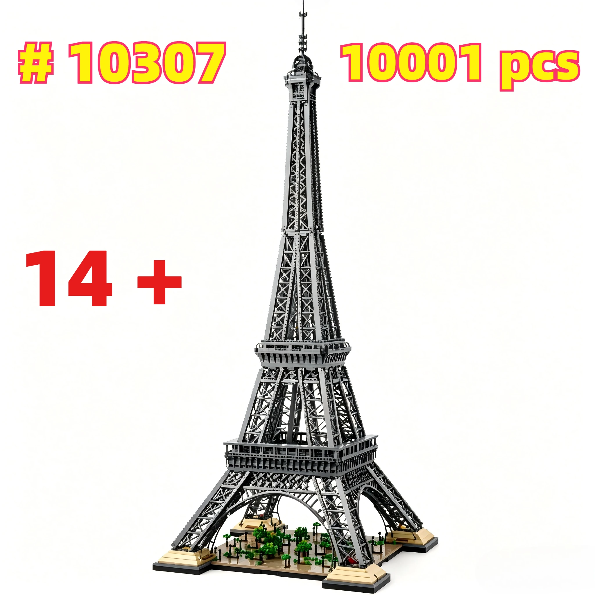Eiffel Tower 10307 MINI Building Blocks Sets Suitable for Birthday Gifts, Not Compatible with Legoed Particles,10001pcs.
Eiffel Tower 10307 MINI Building Blocks Sets Suitable for Birthday Gifts, Not Compatible with Legoed Particles,10001pcs.