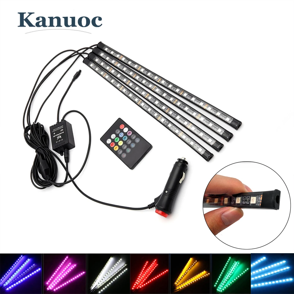 7 Colors LED Car Interior Atmosphere Light Auto Remote Control RGB Colorful Lamp Decorative Strip For BMW Audi Seat Ibiza Leon
7 Colors LED Car Interior Atmosphere Light Auto Remote Control RGB Colorful Lamp Decorative Strip For BMW Audi Seat Ibiza Leon