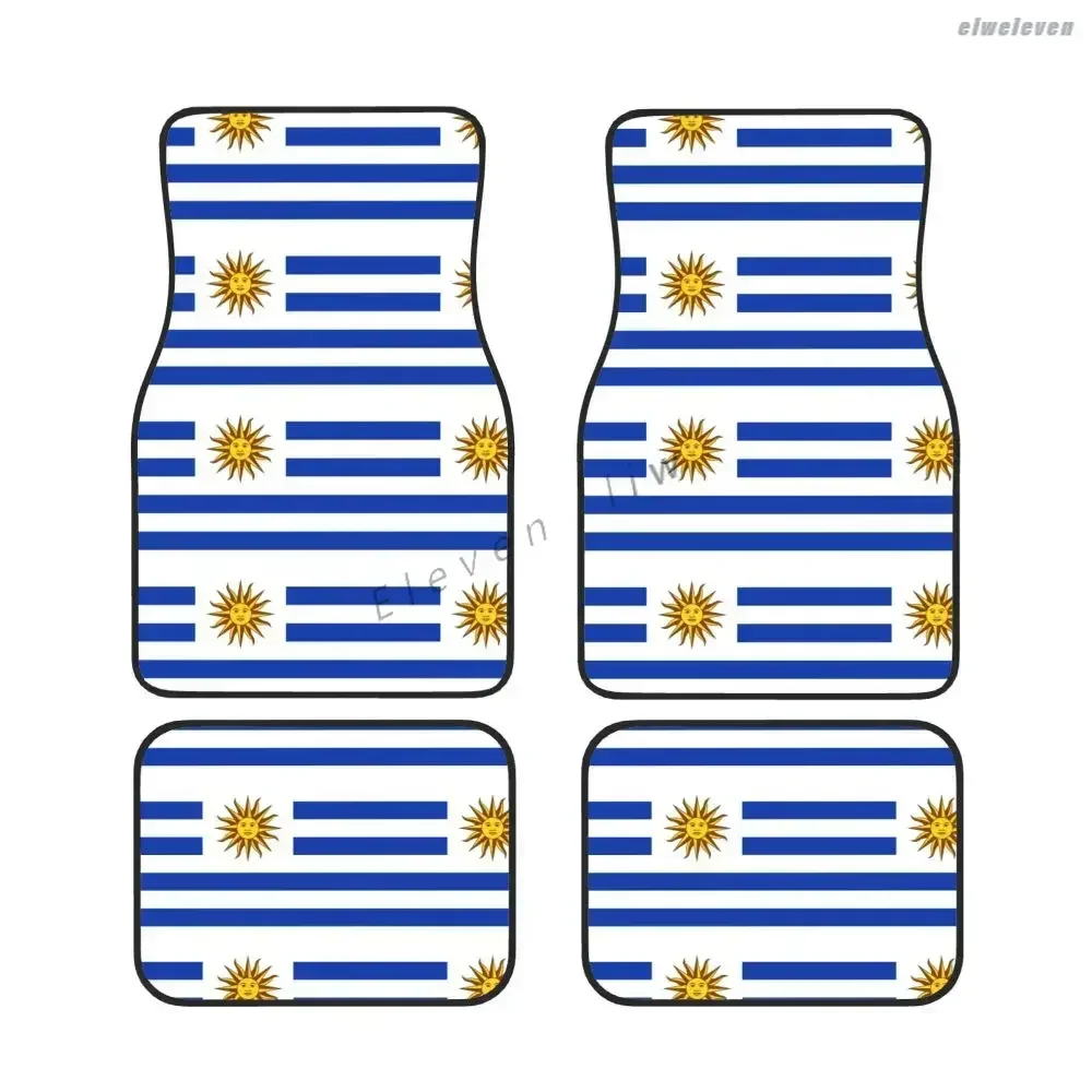 Uruguay Flag Car Waterproof Rubber Car Mats 4PCS Car Floor Carpets Rugs Non-Slip Auto Foot Mats Universal Type
Uruguay Flag Car Waterproof Rubber Car Mats 4PCS Car Floor Carpets Rugs Non-Slip Auto Foot Mats Universal Type