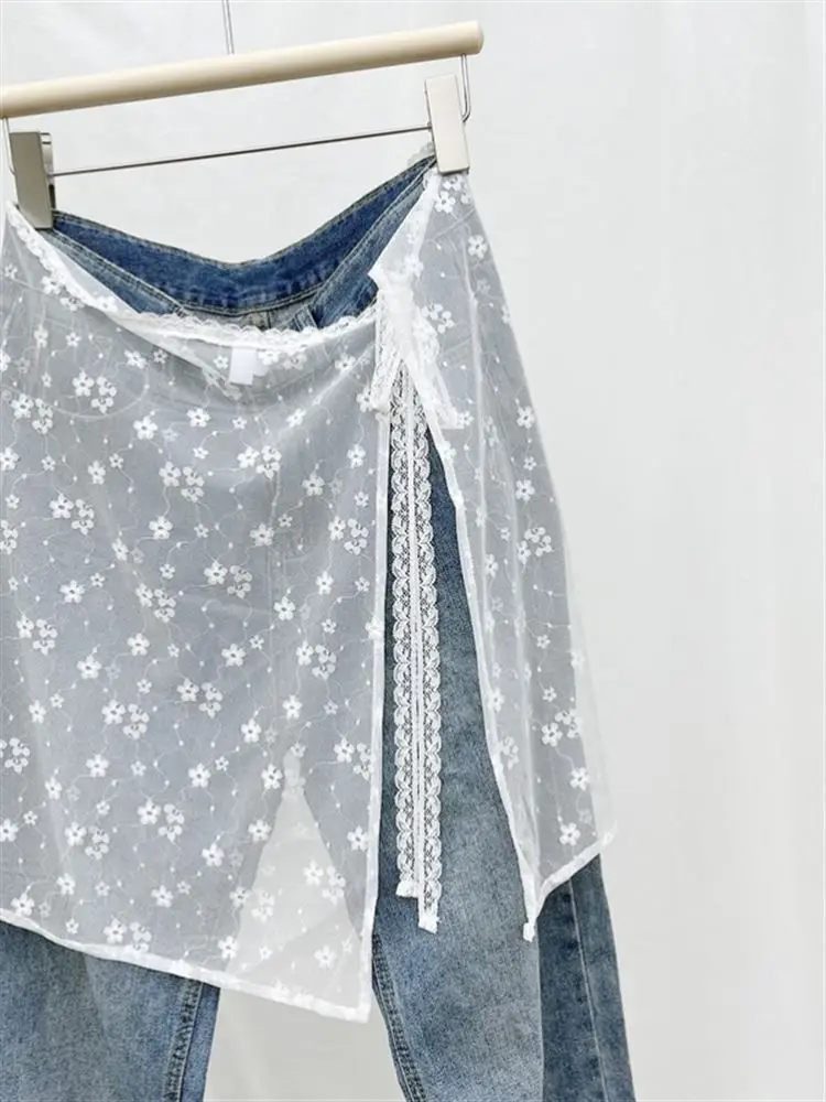 Faionable Korean Sle Lace f Skirt with Net Curtain Design Trendy Layering Women's Sexy Girl Polyester Fiber
Faionable Korean Sle Lace f Skirt with Net Curtain Design Trendy Layering Women's Sexy Girl Polyester Fiber