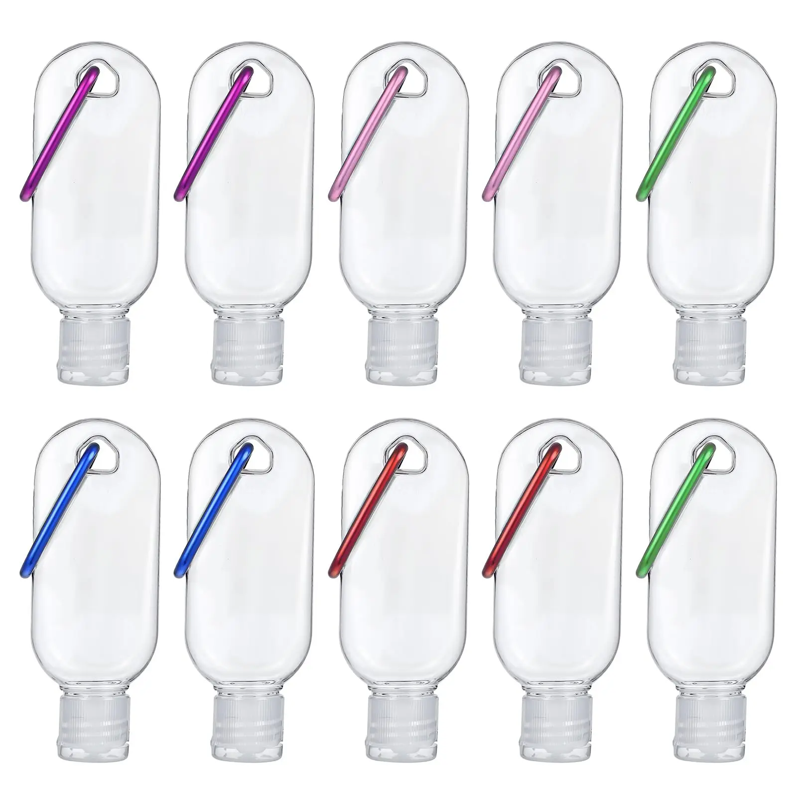6 Pcs Portable Hand Santizer 50ml Travel Bottles with Keychain Plastic Leakproof Squeeze Bottles Kits with Flip Cap
6 Pcs Portable Hand Santizer 50ml Travel Bottles with Keychain Plastic Leakproof Squeeze Bottles Kits with Flip Cap