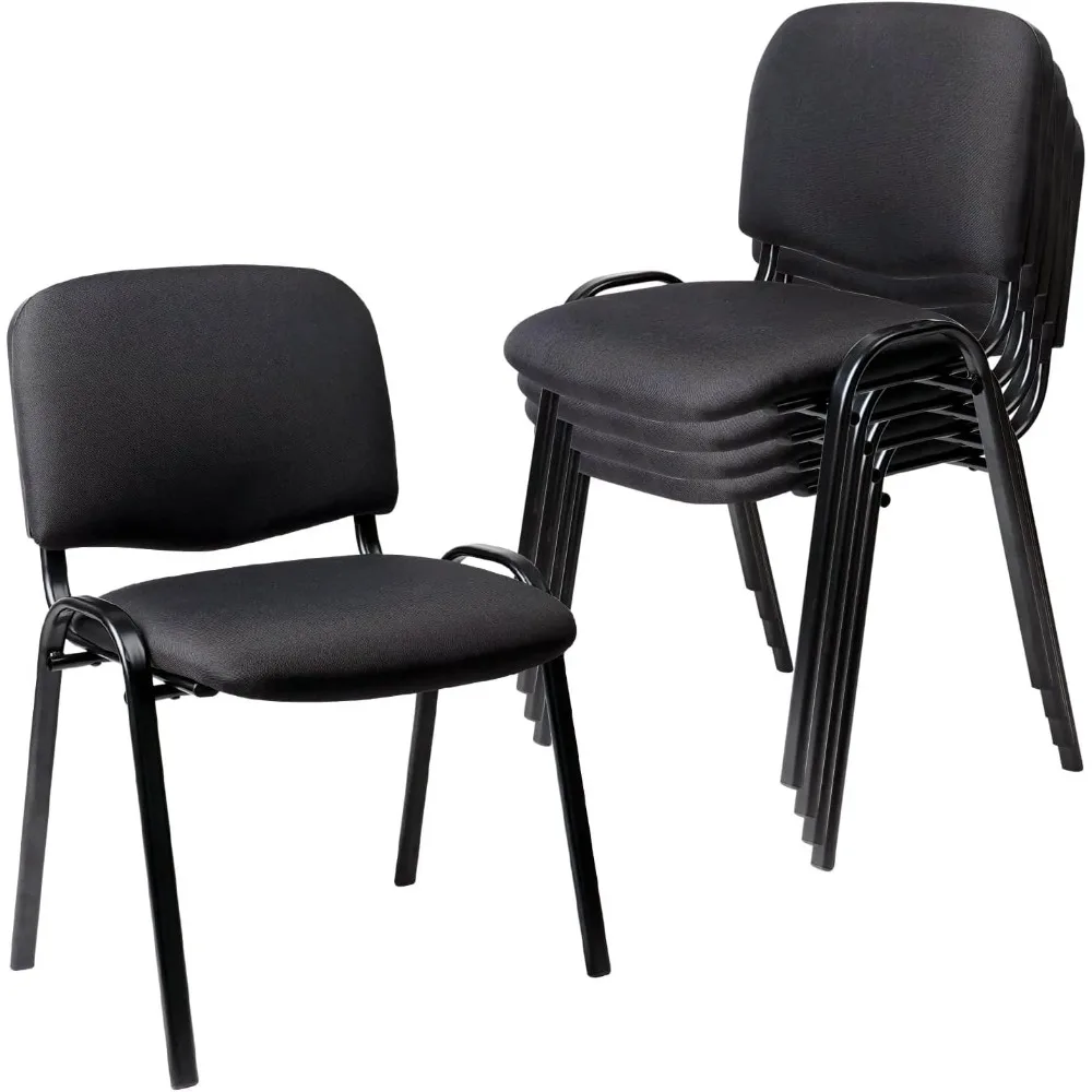 Set of 5 Pack Stackable Waiting Room Chairs Fabric Black Reception Chairs Metal with Thickened Seat Back Cushion for Waiting
Set of 5 Pack Stackable Waiting Room Chairs Fabric Black Reception Chairs Metal with Thickened Seat Back Cushion for Waiting