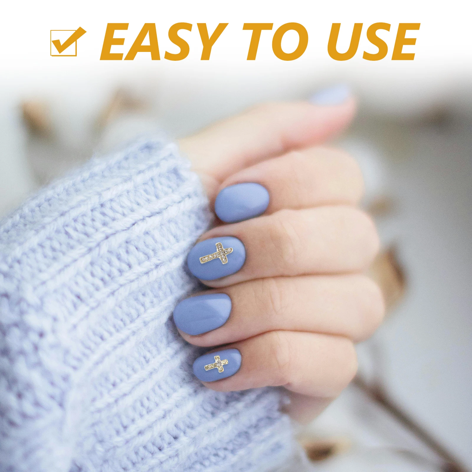 60Pcs Nail Cross Charms Alloy Rhinestone 3D Nail Art Decorations for Manicure Acrylic Designs Cross Charms for Nails
60Pcs Nail Cross Charms Alloy Rhinestone 3D Nail Art Decorations for Manicure Acrylic Designs Cross Charms for Nails