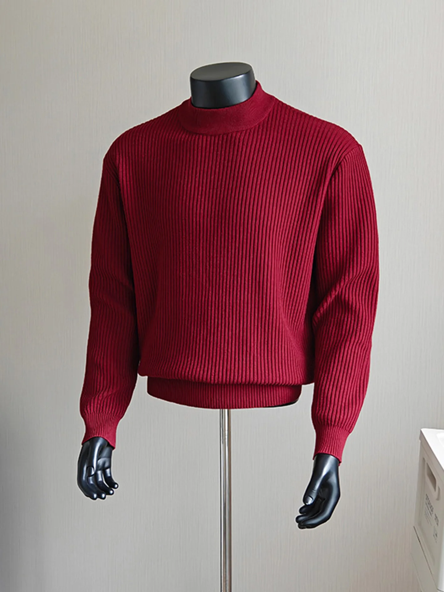 Ankela винно-красная текстура в вертикальную полоску с высоким воротником, мужской трикотаж, осень-зима, американская внутренняя основа с воротником...
Ankela винно-красная текстура в вертикальную полоску с высоким воротником, мужской трикотаж, осень-зима, американская внутренняя основа с воротником...