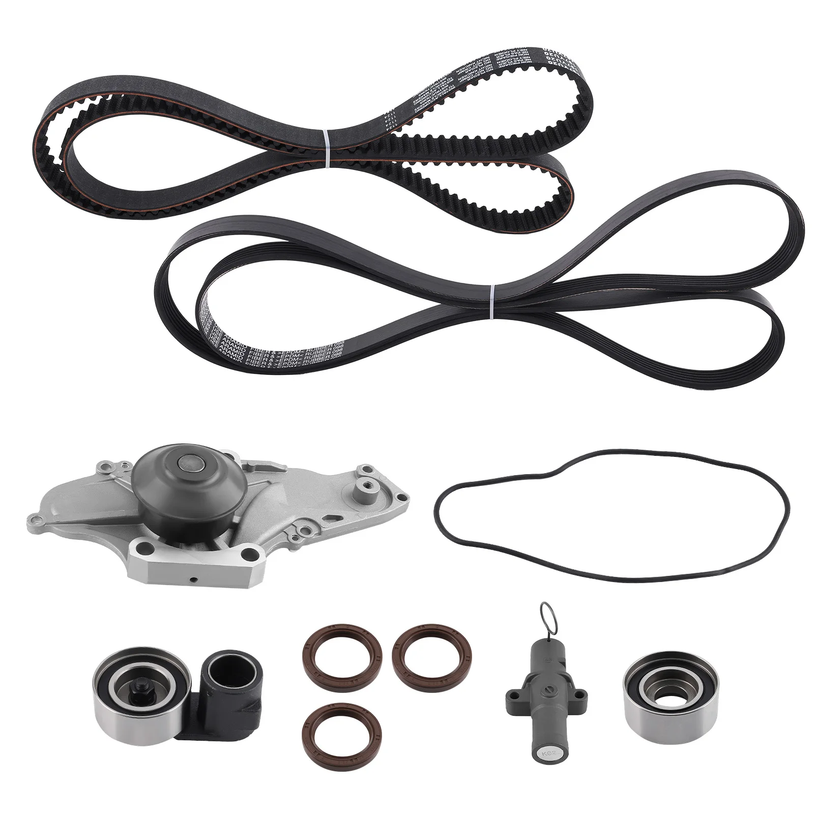 Комплект ремня ГРМ и водяной помпы для Acura TSX 3.5L V6 SOHC 2010-2014, полный комплект
Комплект ремня ГРМ и водяной помпы для Acura TSX 3.5L V6 SOHC 2010-2014, полный комплект