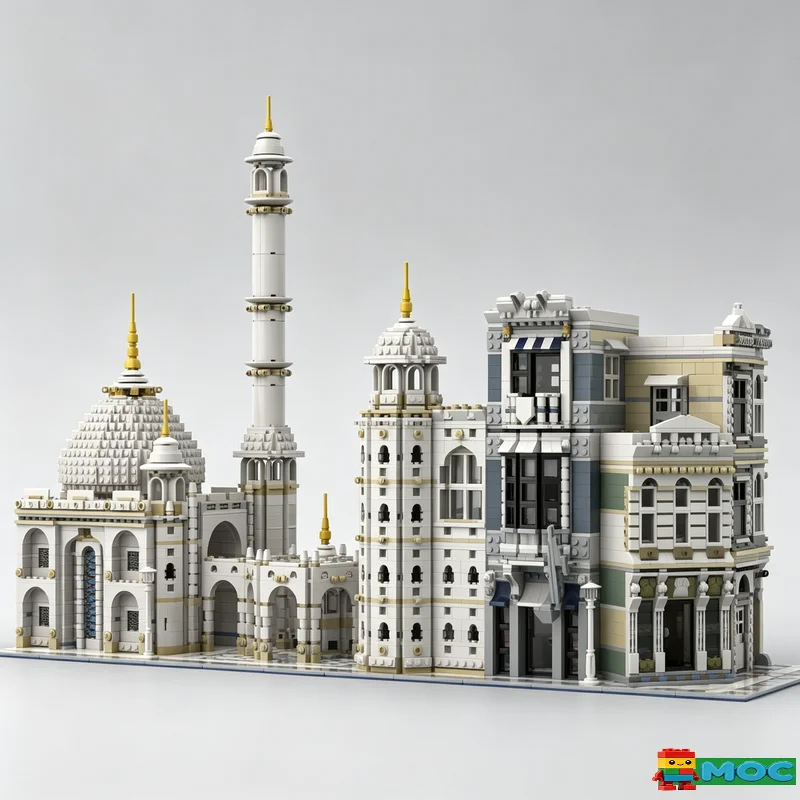 7048PCS Exotic Style Dome Temple MOC Architecture Building Blocks DIY Educational Assembly Birthday Home Collection Display Gift
7048PCS Exotic Style Dome Temple MOC Architecture Building Blocks DIY Educational Assembly Birthday Home Collection Display Gift