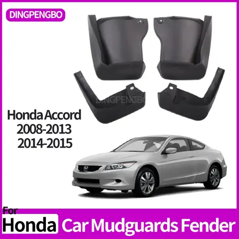 Mudflaps Mudguards Fit for Honda Accord 2008-2013 2014-2015 Mudguards Tire Fenders Mud Flaps Wheel Guards Accessories 4x Tyre