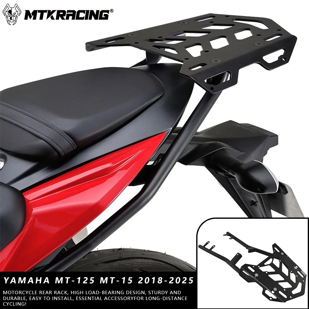 MTKRACING для YAMAHA MT-125 MT-15 2018-2025 задняя багажная полка для мотоцикла, грузовой держатель, верхняя коробка, кронштейн для полки
MTKRACING для YAMAHA MT-125 MT-15 2018-2025 задняя багажная полка для мотоцикла, грузовой держатель, верхняя коробка, кронштейн для полки