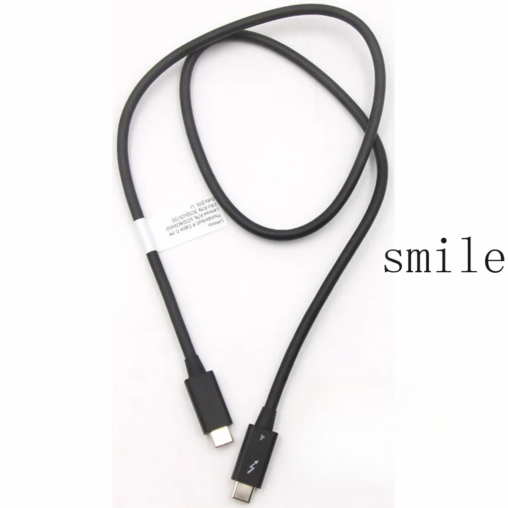 For Lenovo Thinkpad 0.7m Thunderbolt 4 Cable 40Gbps 100W USB C 20V 5A 5C10V25720
For Lenovo Thinkpad 0.7m Thunderbolt 4 Cable 40Gbps 100W USB C 20V 5A 5C10V25720