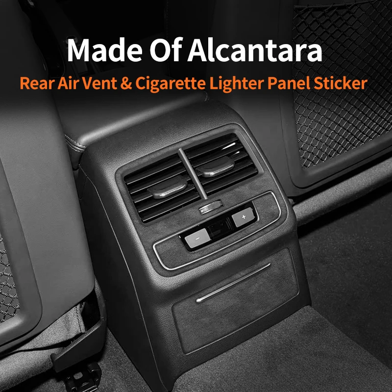 For Audi A4l A4 S4 A5 S5 Q5l Q5 Q7 Armrest Box Rear Seat Air Conditioning Outlet Decorative Frame Trim Sticker Made Of Alcantara
For Audi A4l A4 S4 A5 S5 Q5l Q5 Q7 Armrest Box Rear Seat Air Conditioning Outlet Decorative Frame Trim Sticker Made Of Alcantara