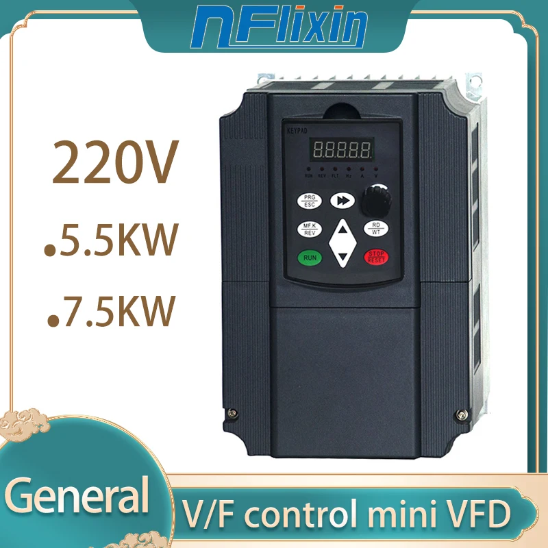 5,5 кВт 220 В VFD однофазный вход 220 В и 3-фазный выход 220 В преобразователь частоты/привод с регулируемой скоростью/преобразователь частоты
5,5 кВт 220 В VFD однофазный вход 220 В и 3-фазный выход 220 В преобразователь частоты/привод с регулируемой скоростью/преобразователь частоты