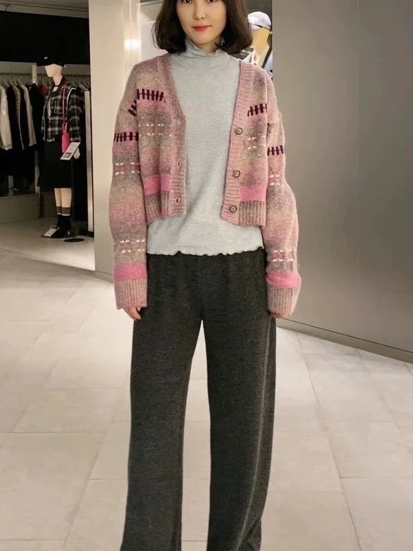Island Loose Feel Slimming Casual Pants T238MPT232W High Waist Straight Leg Casual Trousers for Women Winter Season
Island Loose Feel Slimming Casual Pants T238MPT232W High Waist Straight Leg Casual Trousers for Women Winter Season