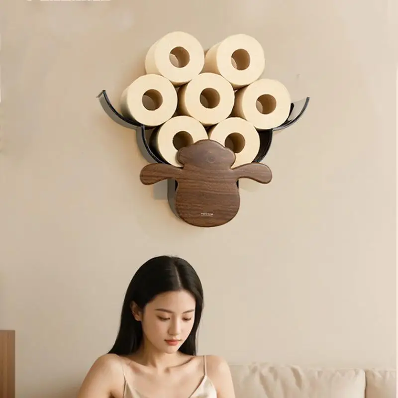 Funny Toilet Paper Holder Sheep-Shaped Paper Toilet Holder Wall Tissue Storage Rack Holds 12 Rolls Bathroom Organizer For
Funny Toilet Paper Holder Sheep-Shaped Paper Toilet Holder Wall Tissue Storage Rack Holds 12 Rolls Bathroom Organizer For