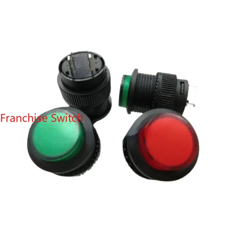 10PCS Button Switch R16-503AD Self-locking With Light Circular Lock 16mm Hole Red Green
10PCS Button Switch R16-503AD Self-locking With Light Circular Lock 16mm Hole Red Green