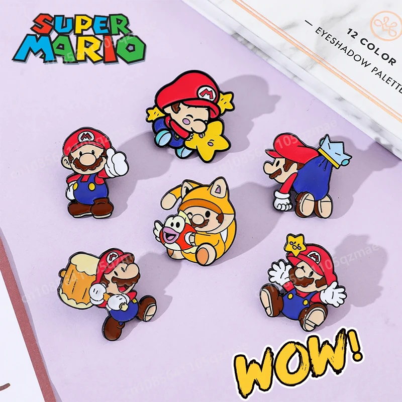Game Super Mario Bros Enamel Lapel Pins Cute Cartoon Brooches for Backpack Badges Pin Accessories Decoration Children‘s Gifts
Game Super Mario Bros Enamel Lapel Pins Cute Cartoon Brooches for Backpack Badges Pin Accessories Decoration Children‘s Gifts