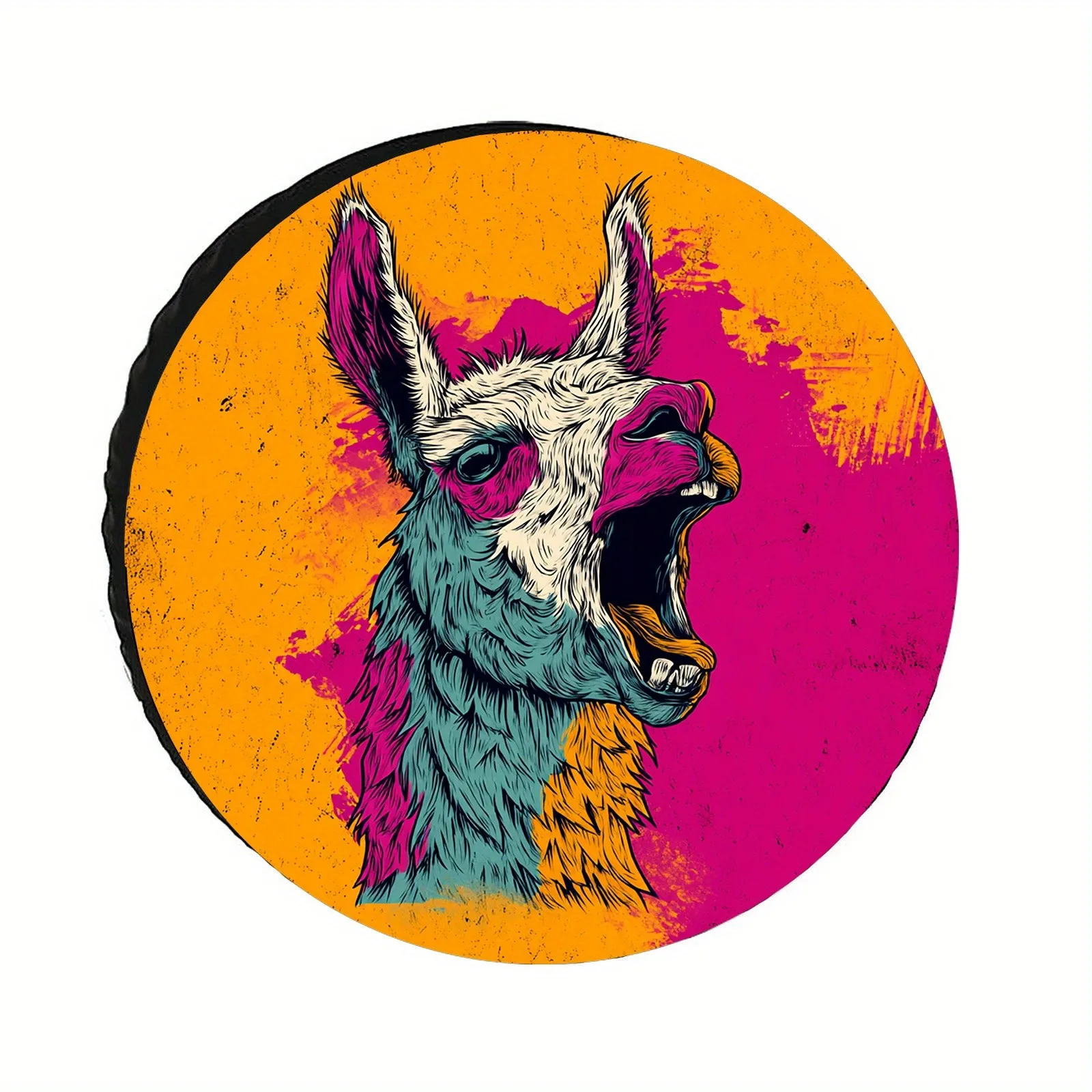 Graffiti Alpaca Tire Cover Polyester Waterproof UV Resistant Spare Wheel Protector
Graffiti Alpaca Tire Cover Polyester Waterproof UV Resistant Spare Wheel Protector