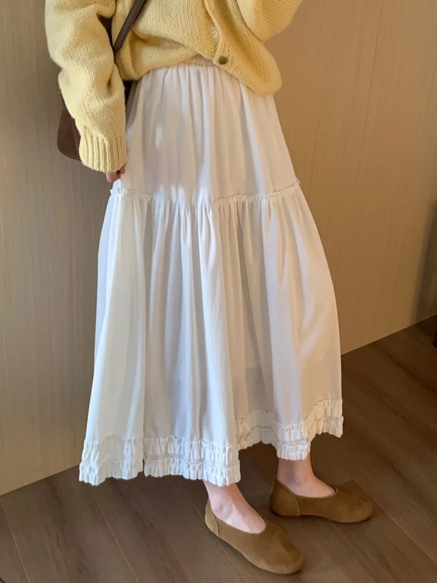 Emily Clud Recommended Ruffled Hem A-Line Midi Skirt Women's Summer Drapey Maxi Skirt plus Size f-length Skirt
Emily Clud Recommended Ruffled Hem A-Line Midi Skirt Women's Summer Drapey Maxi Skirt plus Size f-length Skirt