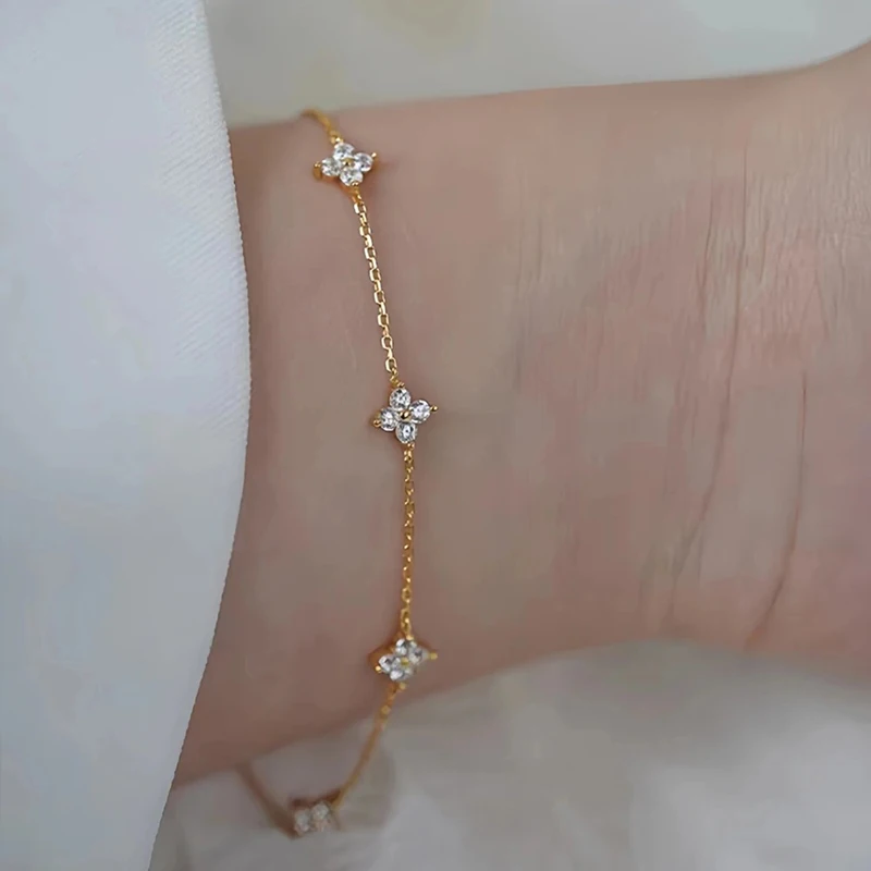 Ehhai GRA Certified Moissanite Four Leaf Clover Bracelet for Women 14K Gold Filled Chains for Wedding Fine Jewelry Gift Pulseras
Ehhai GRA Certified Moissanite Four Leaf Clover Bracelet for Women 14K Gold Filled Chains for Wedding Fine Jewelry Gift Pulseras