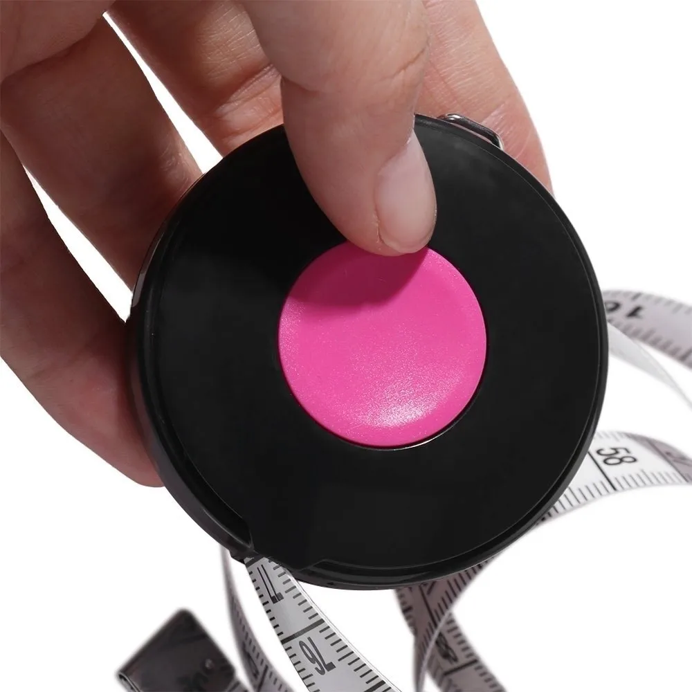 Retractable Function Retractable Ruler Different colors Double Scale Tape Measure 1.5 meters Double Scale Ruler Sewing Tool