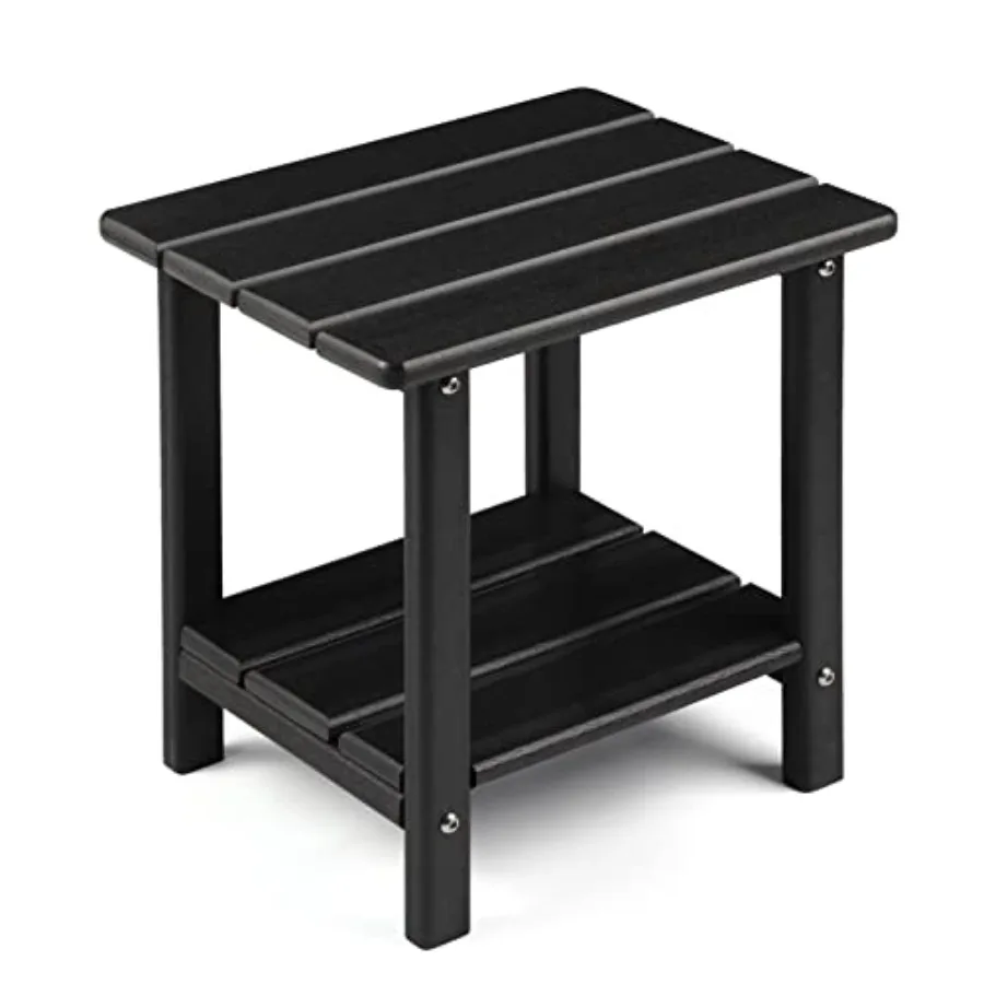 Adirondack Outdoor Side Table 2-Tier Sturdy Patio End Table Weather Resistant 16.5" Solid Side Table for Patio Pool Porch
Adirondack Outdoor Side Table 2-Tier Sturdy Patio End Table Weather Resistant 16.5" Solid Side Table for Patio Pool Porch