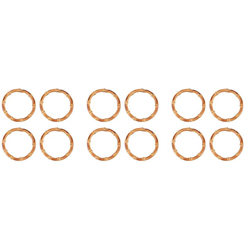 ABRT-12Pcs Wooden Round Bamboo Bag Handle Replacements Handmade Bag Purse Making Handles For Handbag Crafting
ABRT-12Pcs Wooden Round Bamboo Bag Handle Replacements Handmade Bag Purse Making Handles For Handbag Crafting