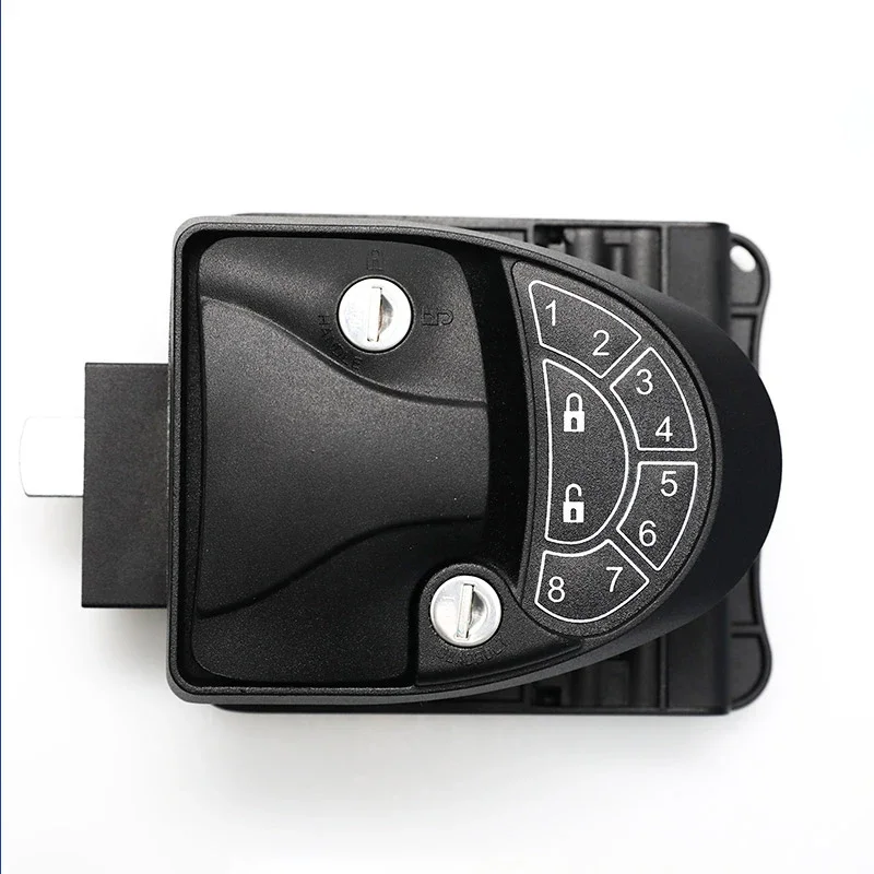 Remote Control Electronic Keypad Car Door Password Lock RV Keyless Entry Door Lock with Deadbolt for Travel Car RV A7902-2
Remote Control Electronic Keypad Car Door Password Lock RV Keyless Entry Door Lock with Deadbolt for Travel Car RV A7902-2