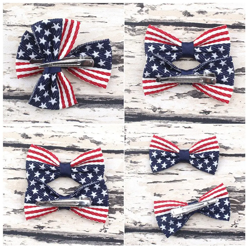 2Pcs American Hairpin Fashion Hair Accessories Patriotic Clip Independence Day Kids Headwear Bowknot Hair Accessories
2Pcs American Hairpin Fashion Hair Accessories Patriotic Clip Independence Day Kids Headwear Bowknot Hair Accessories