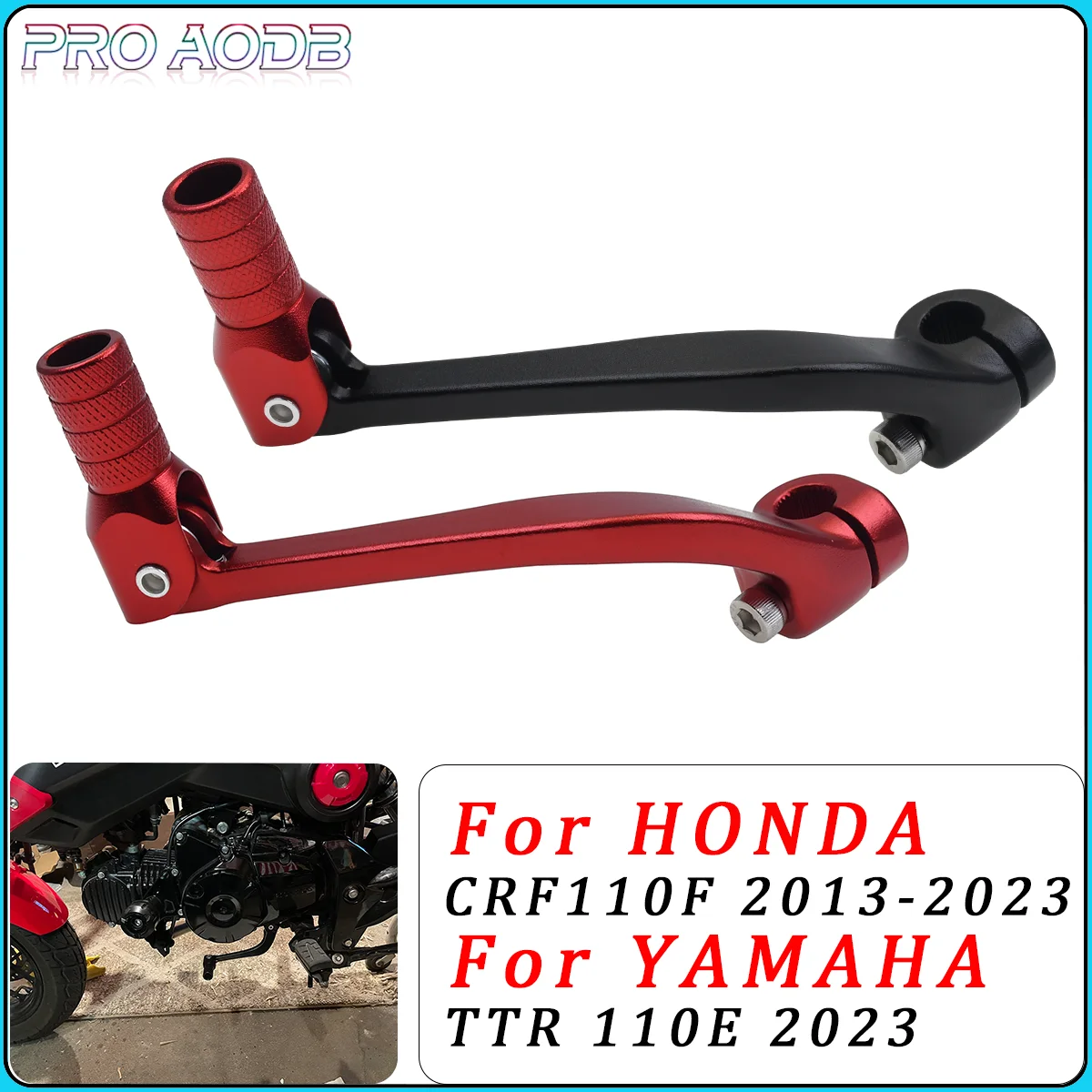 Motorcycle CNC Gear Shifter Shift Lever Pedal For HONDA CRF110F Yamaha TTR 110E 2011-2018 2019 2020 2021 2022 2023 Dirt Bike
Motorcycle CNC Gear Shifter Shift Lever Pedal For HONDA CRF110F Yamaha TTR 110E 2011-2018 2019 2020 2021 2022 2023 Dirt Bike